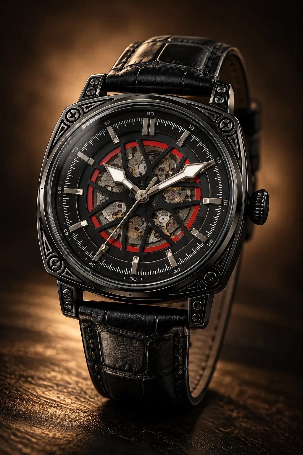 G-FORCE Automático Atelier Black Red · Ref. GA-38 · vista 1