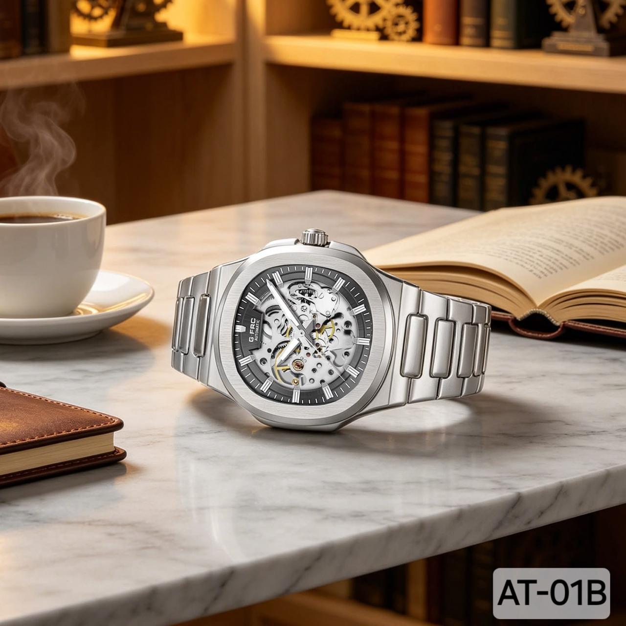 G-FORCE Automático AT-01B Polar Steel · Ref. GA-19 · vista 1