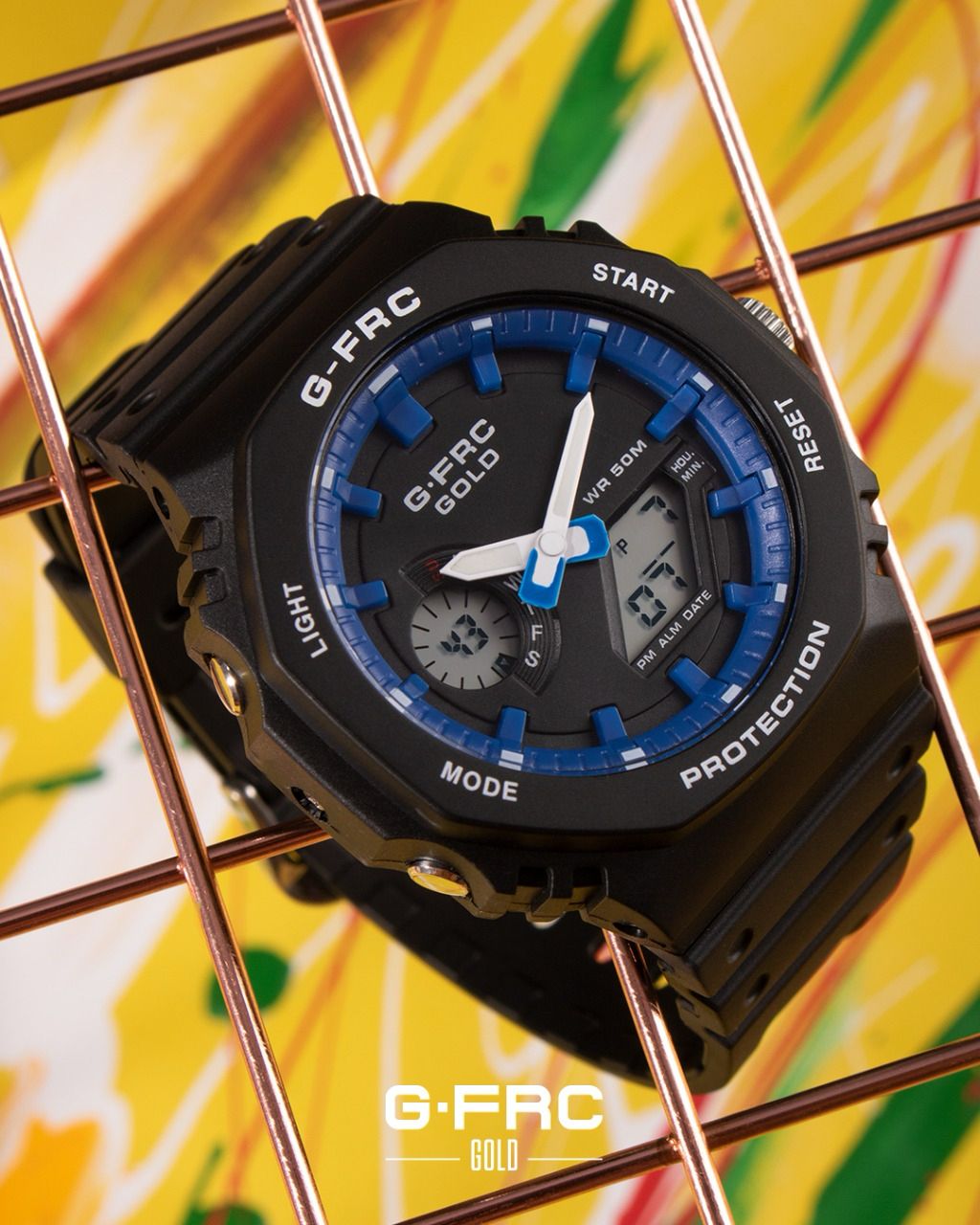 G-FORCE GOLD Electric Blue · Ref. GF-17 · vista 1