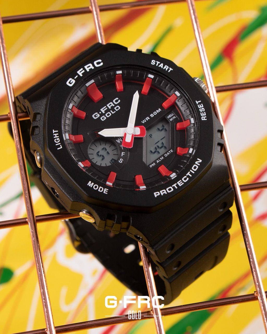 G-FORCE GOLD Red Carbon · Ref. GF-15 · vista 1