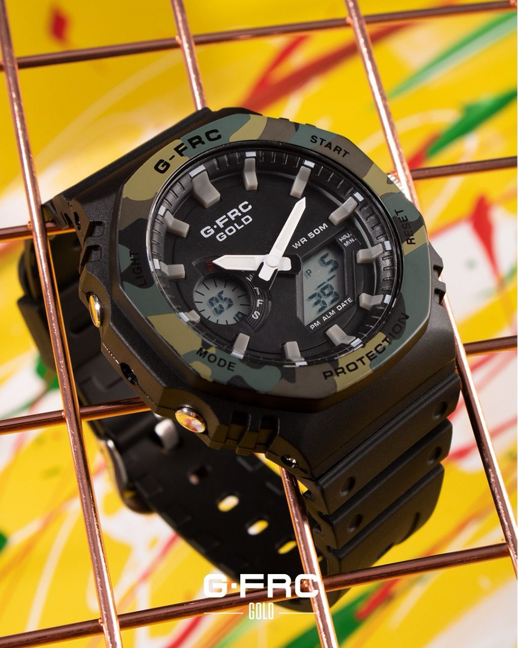 G-FORCE GOLD Army Black · Ref. GF-10 · vista 1