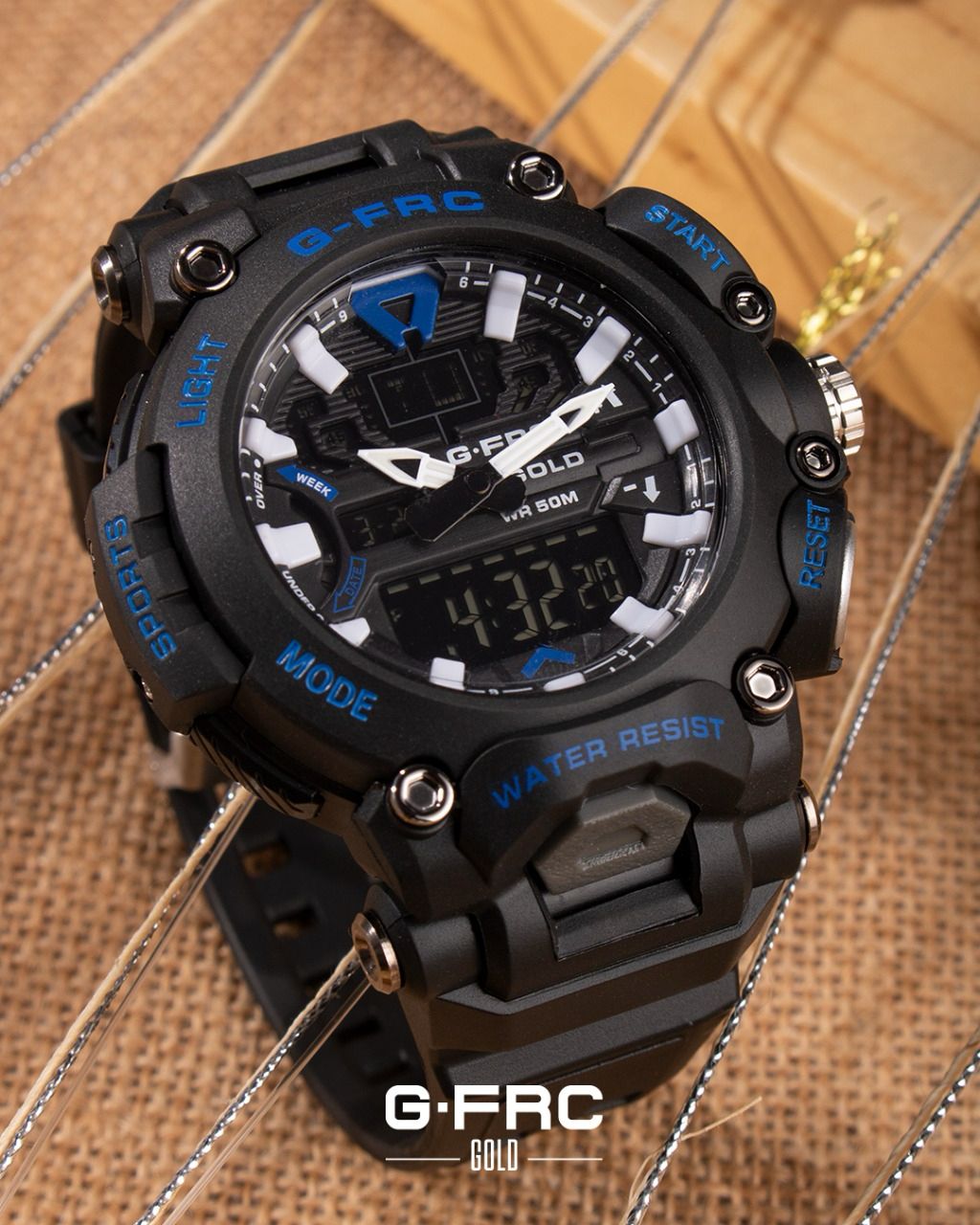 G-FORCE GOLD Blue Steel · Ref. GF-07 · vista 1