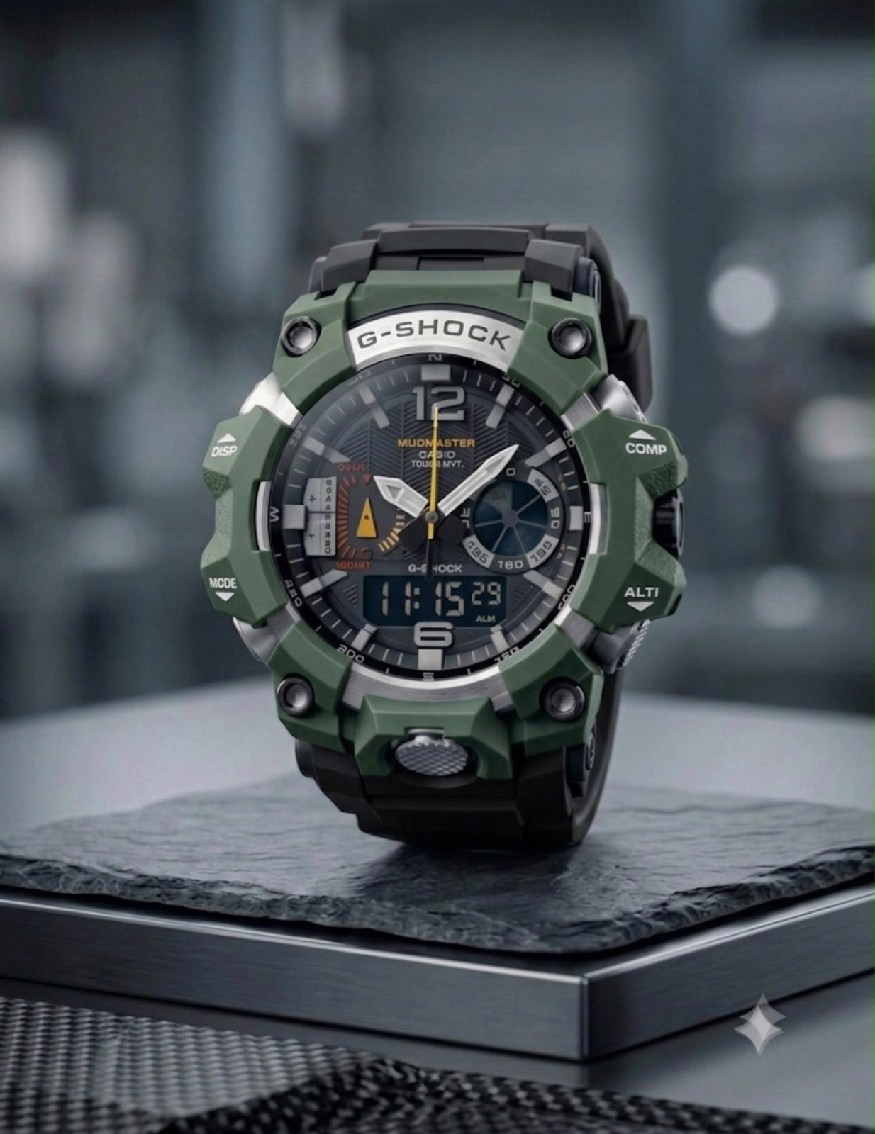 CASIO G-SHOCK Mudmaster Forest · Ref. GS-09 · vista 1