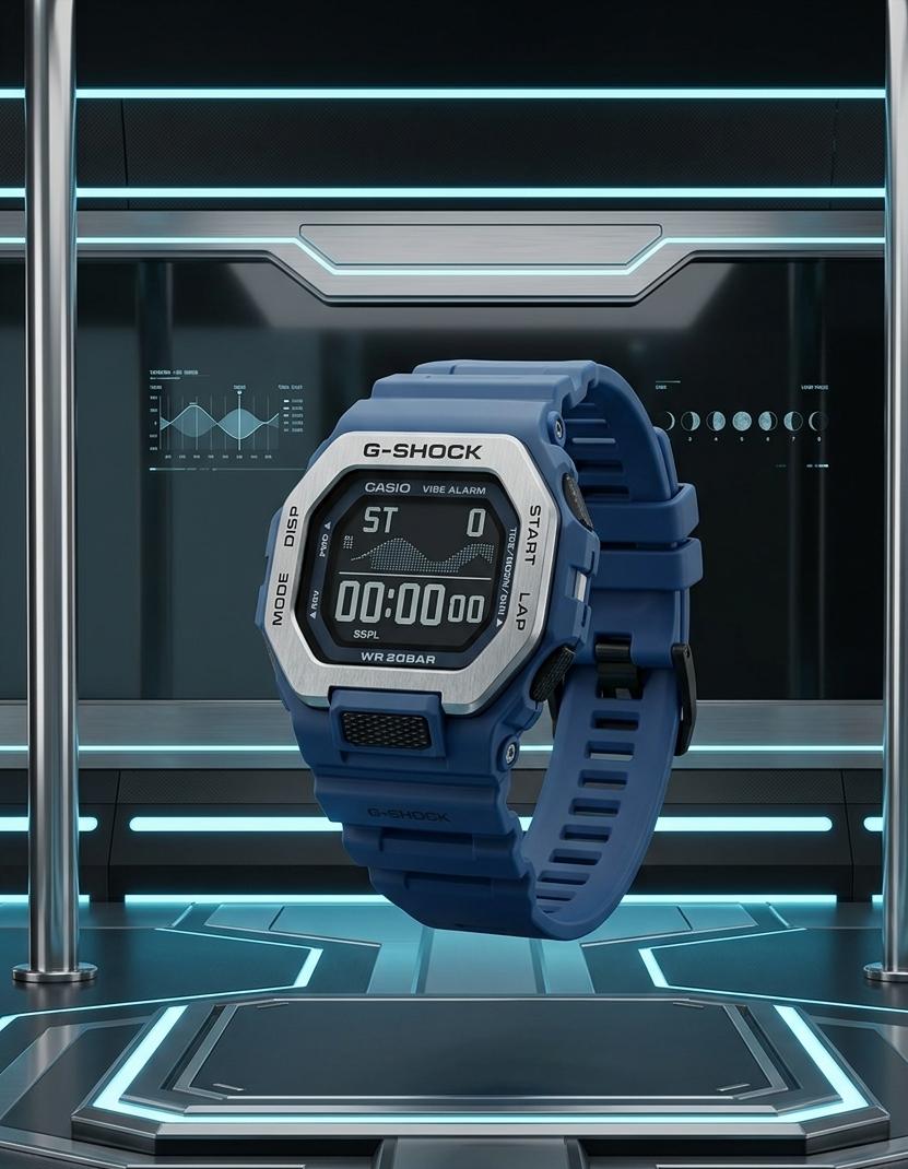 CASIO G-SHOCK Digital Navy · Ref. GS-N02 · vista 1