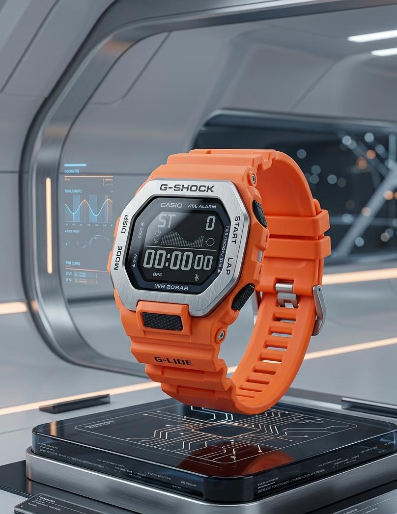 CASIO G-SHOCK Digital Orange · Ref. GS-N04 · vista 1