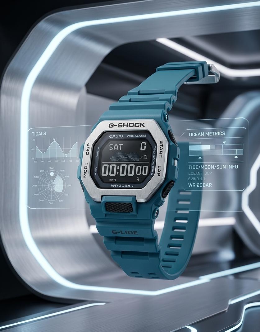 CASIO G-SHOCK Digital Teal · Ref. GS-N03 · vista 1