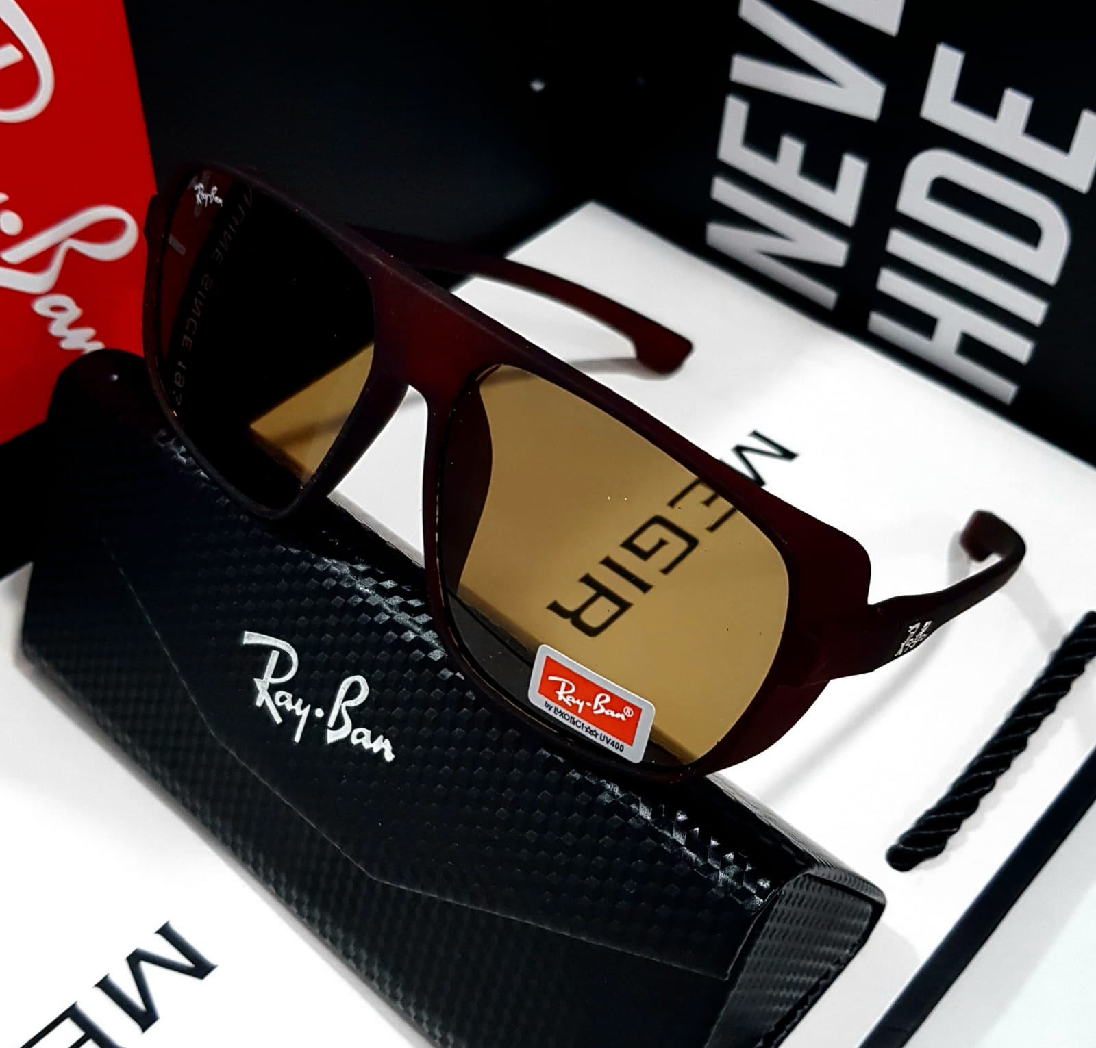 Ray-Ban Angular Cocoa · vista 1