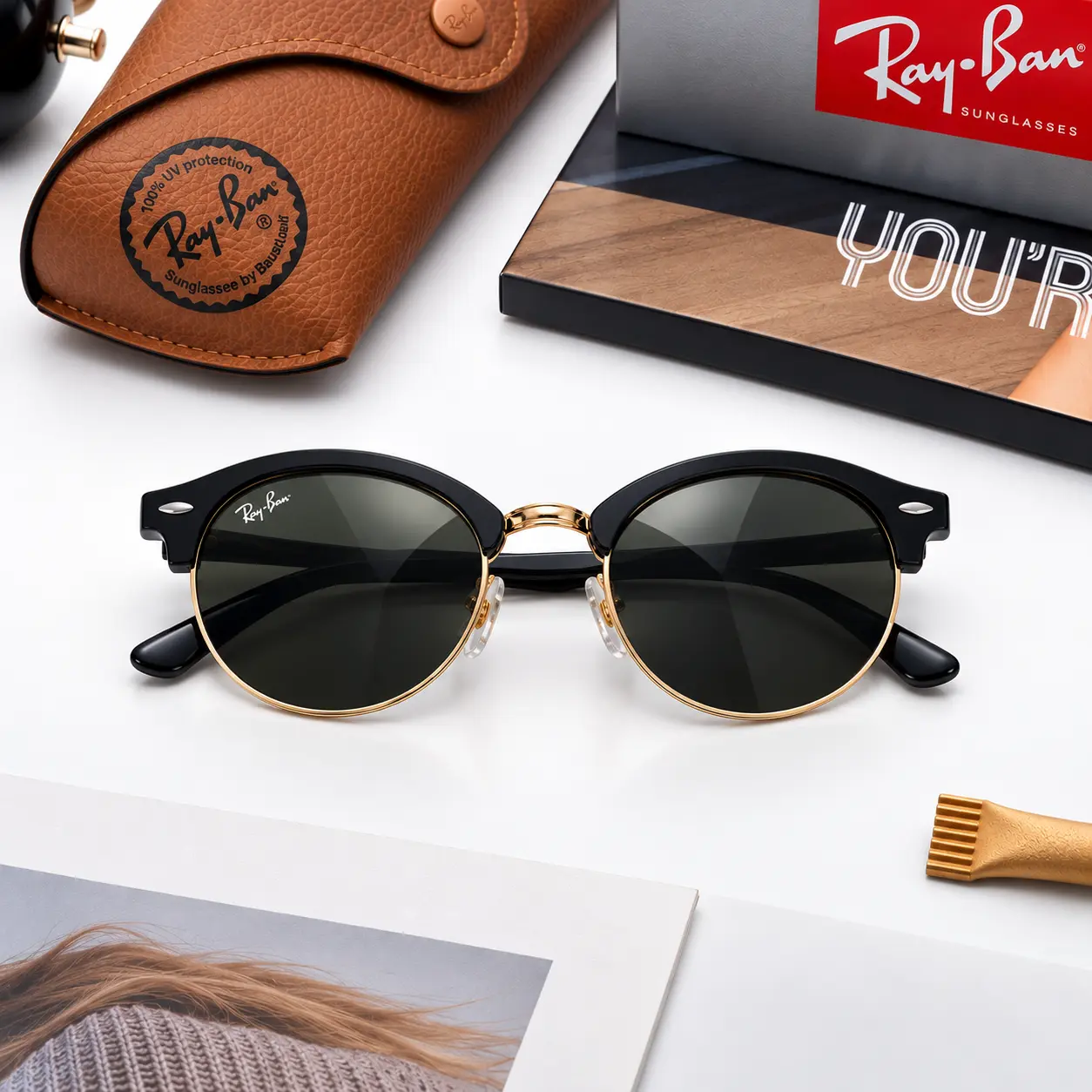 Ray-Ban Heritage Crown Gold