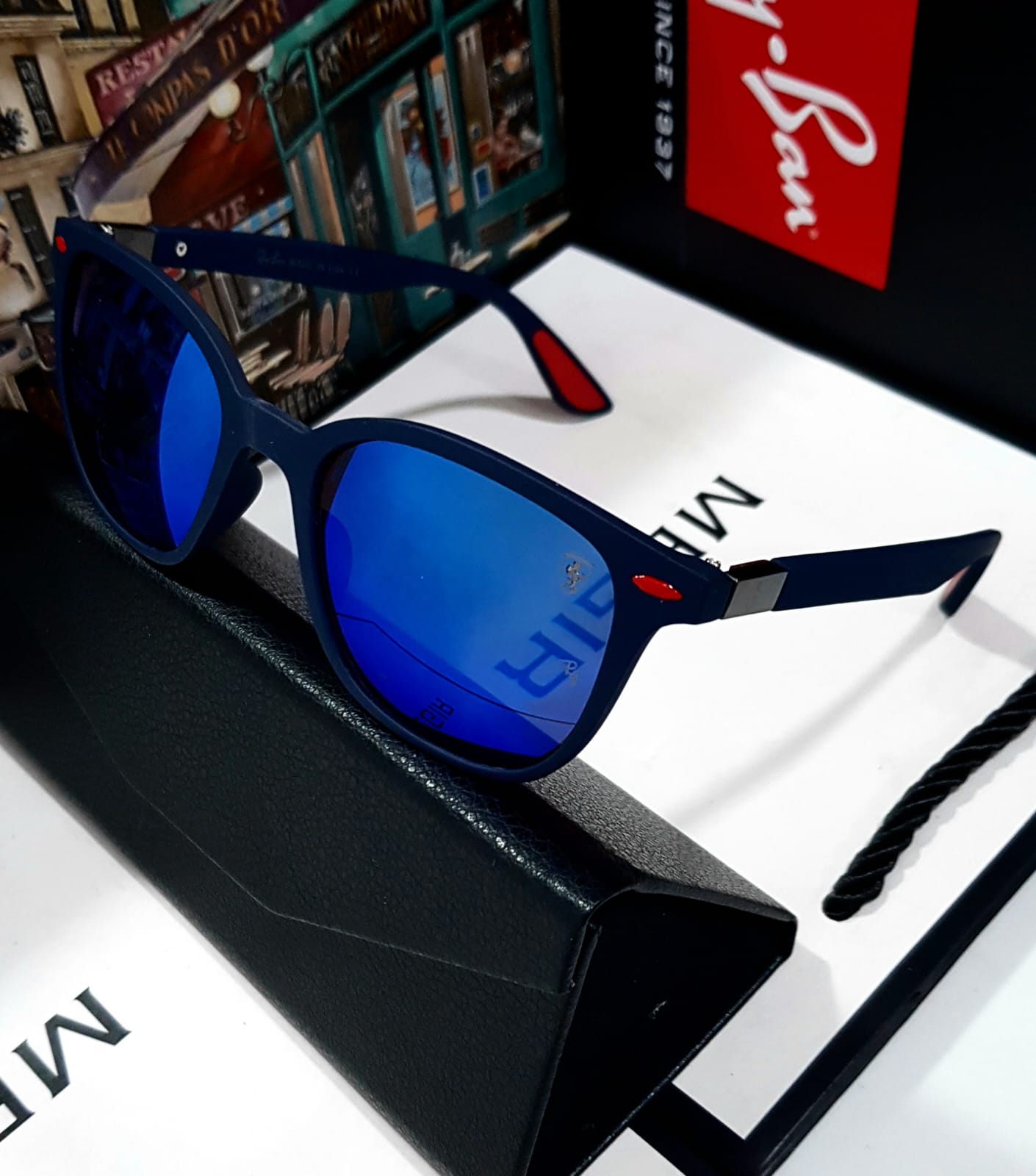Ray-Ban Sport Azul Espejo · vista 1