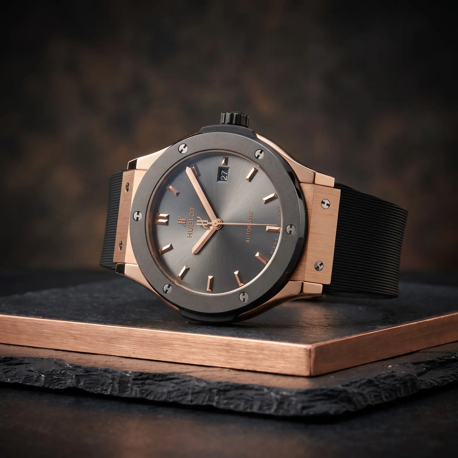HUBLOT Classic Fusion Rose Steel · Ref. HB-02