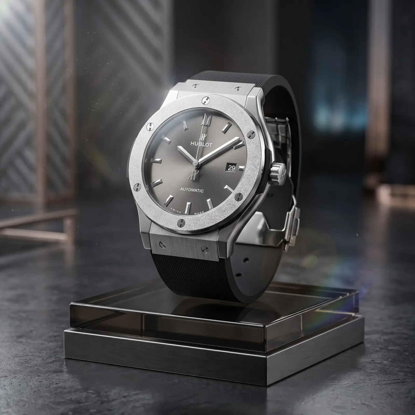 HUBLOT Classic Fusion Silver · Ref. HB-04 · vista 1