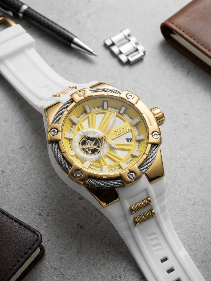 Invicta Bolt Zeus Semiautomático Golden Polar · Ref. IV-Z05 · vista 1