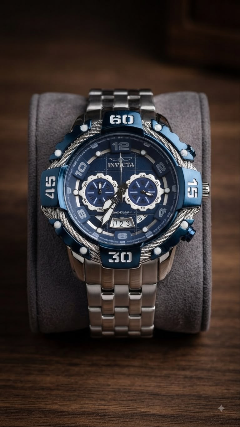 Invicta Bolt Chrono Blue Steel · Ref. IV-CF02 · vista 1