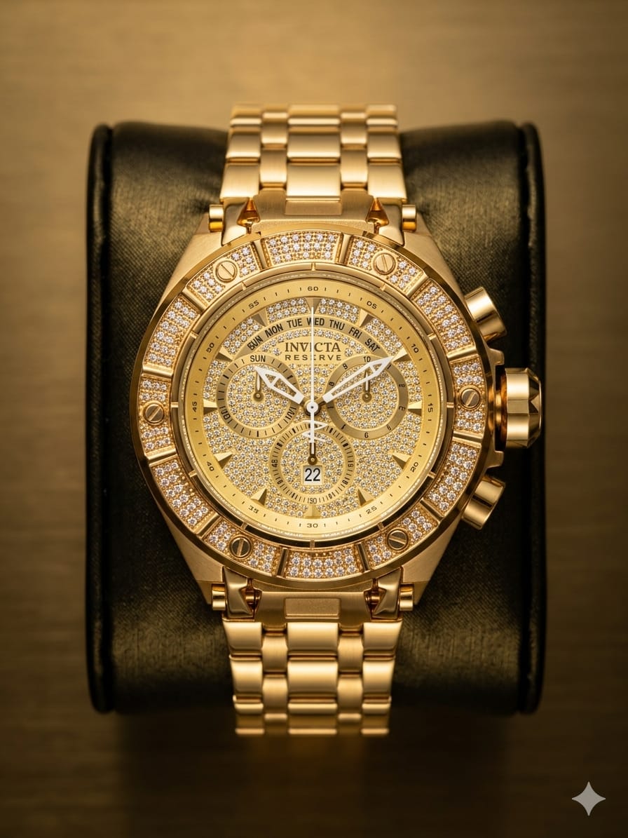 Invicta Crystal Signature Gold Champagne · Ref. IV-CS02 · vista 1