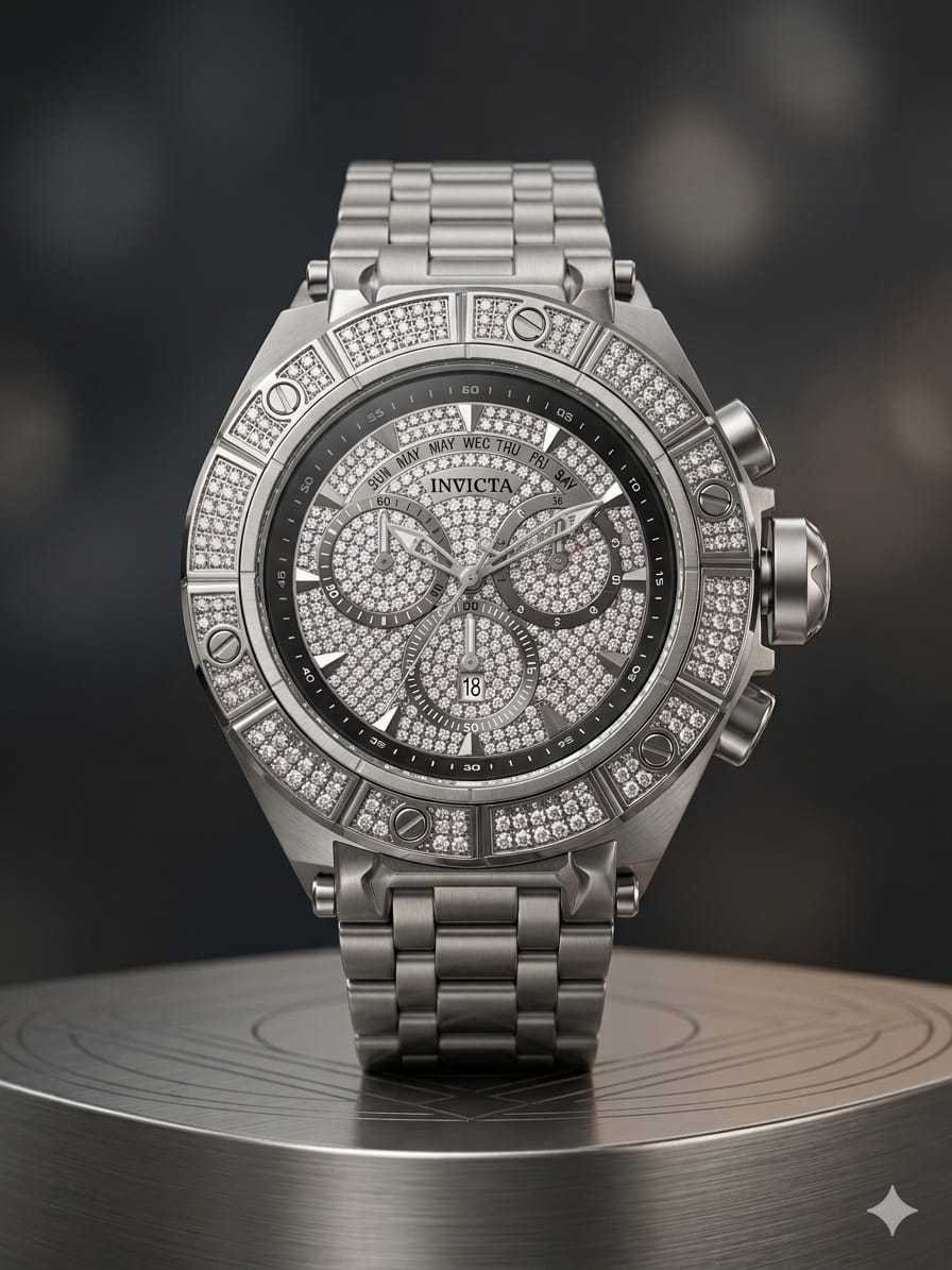 Invicta Crystal Signature Silver Smoke · Ref. IV-CS07 · vista 1