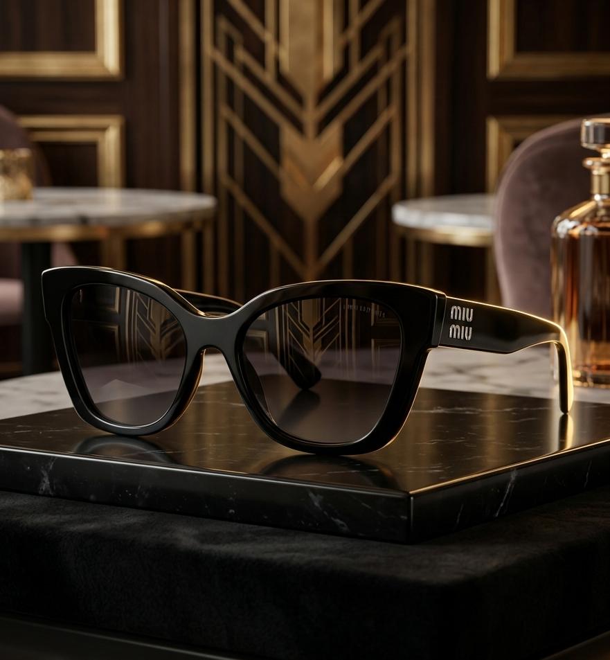 MIU•MIU Cat Black Smoke · Ref. MM-15 · vista 1