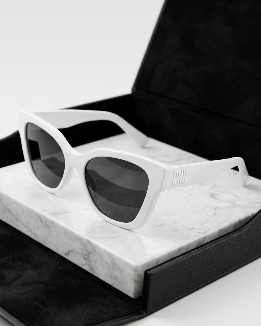 MIU•MIU Cat White · Ref. MM-12 · vista 1