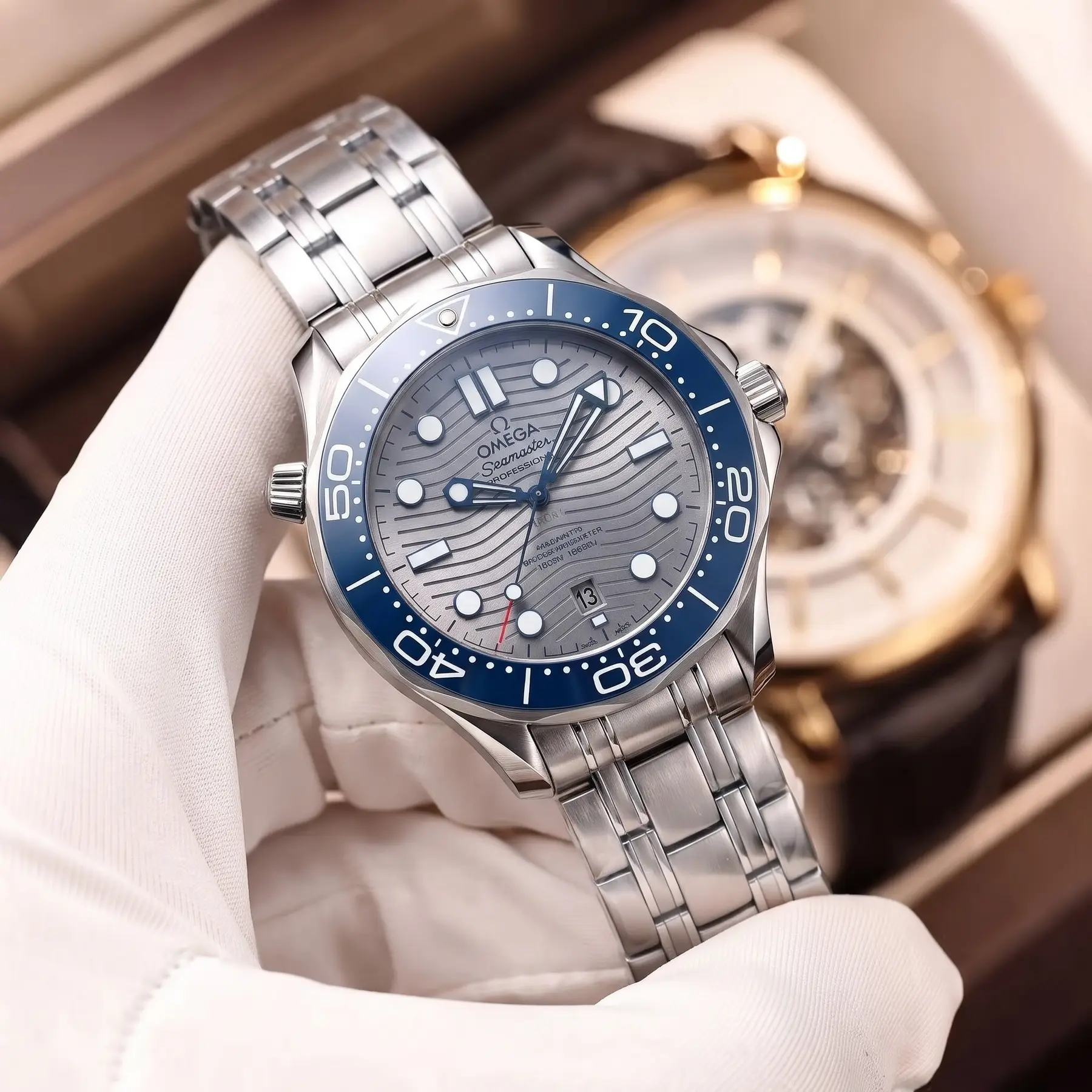 OMEGA Seamaster Ocean Blue · Ref. OM-05