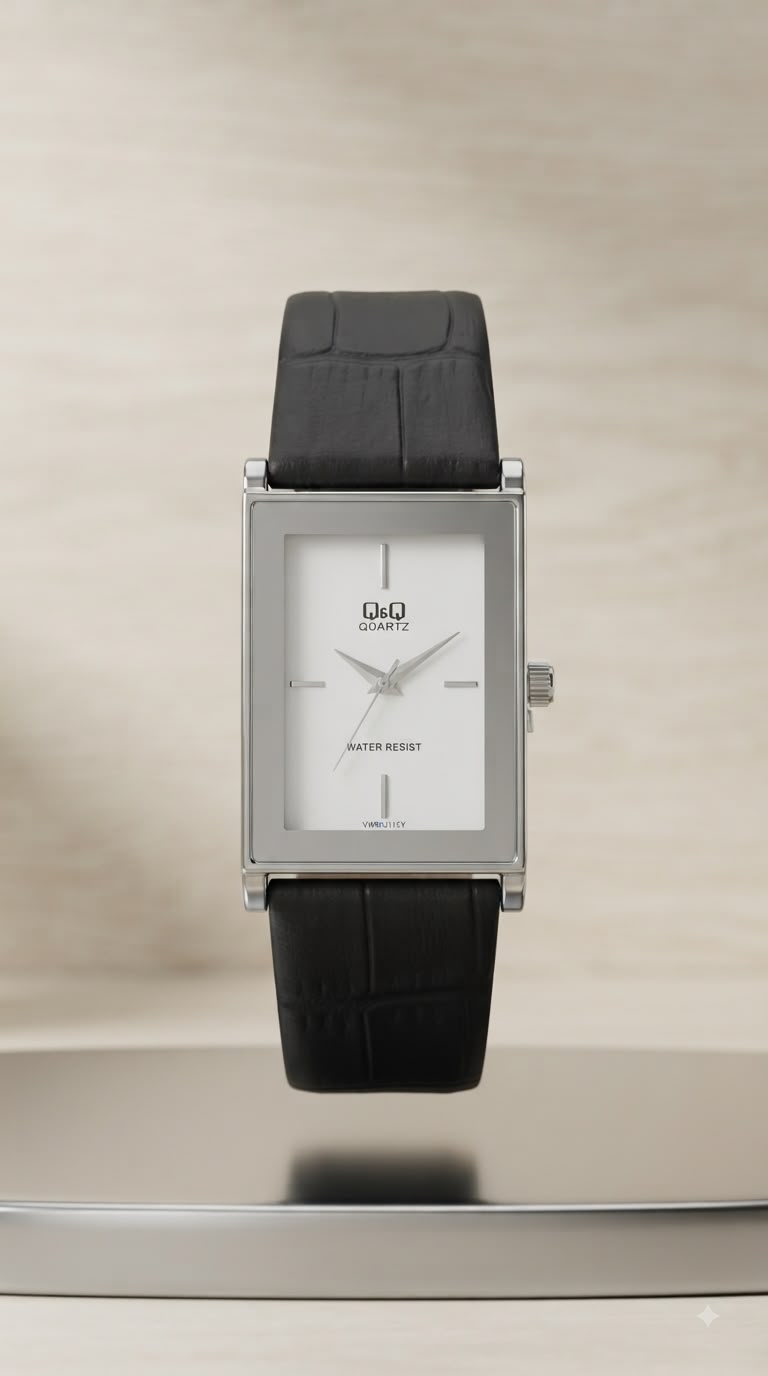 Q&Q Rectangular White · vista 1