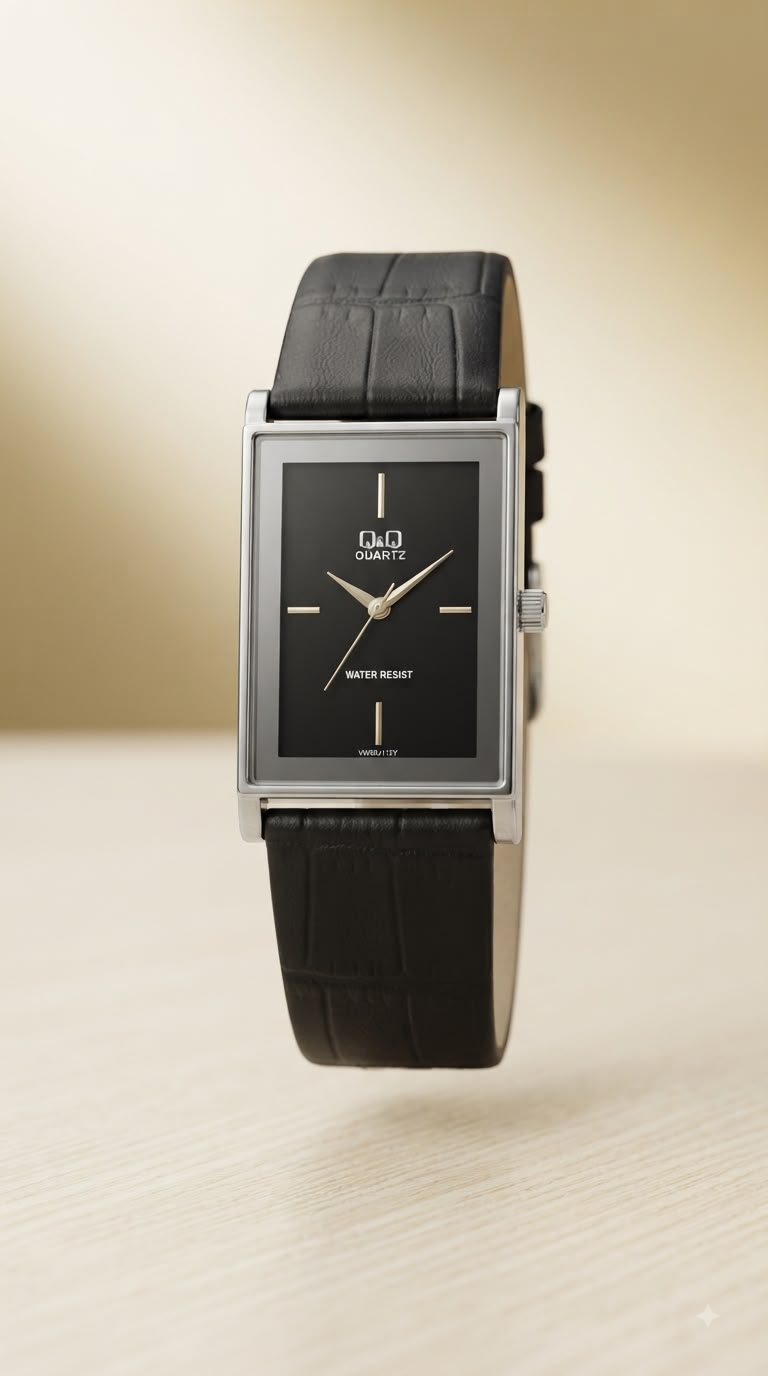 Q&Q Rectangular Black · vista 1