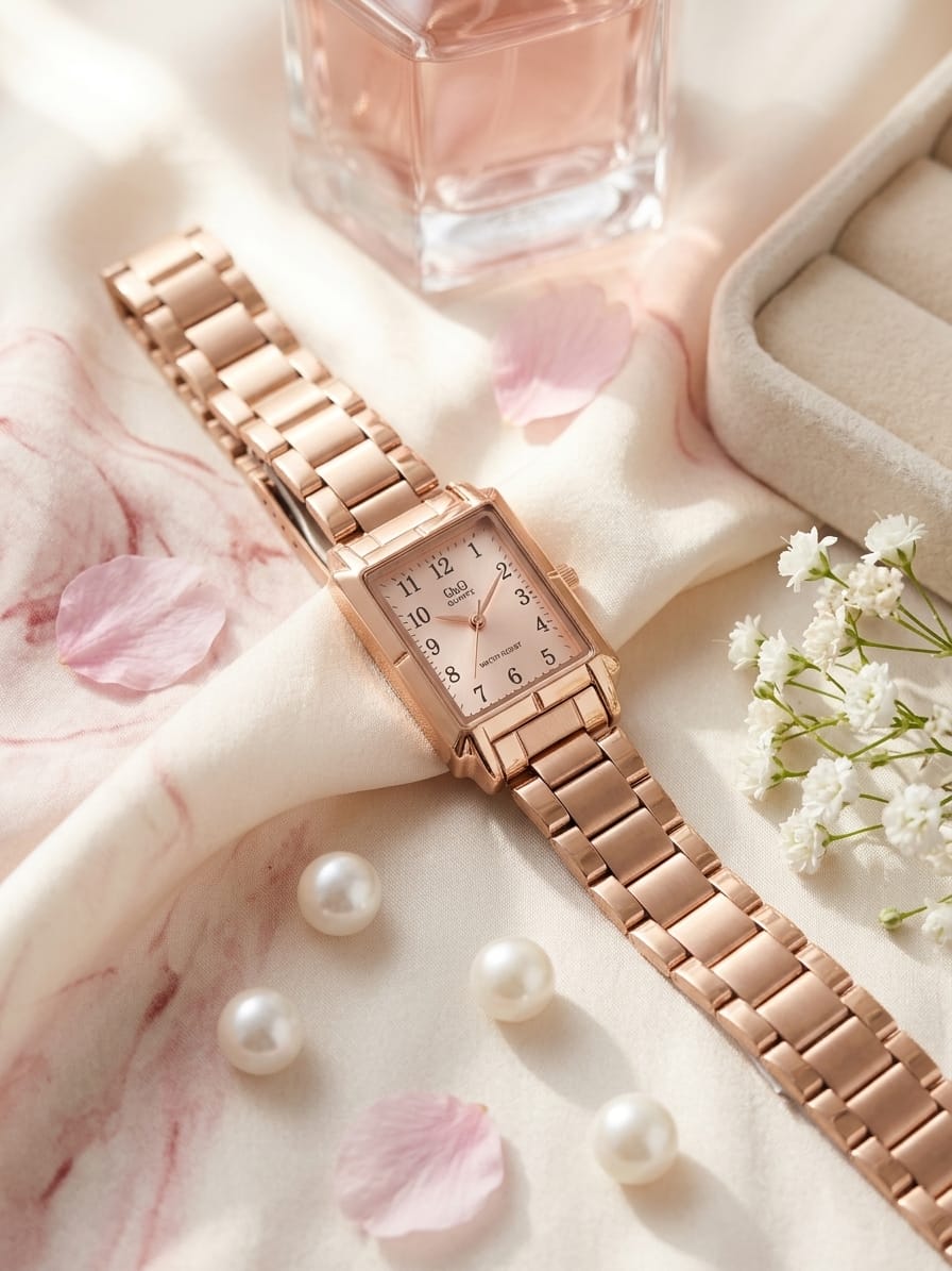 Q&Q Rosa Rectangular · Ref. DM-33 · vista 1