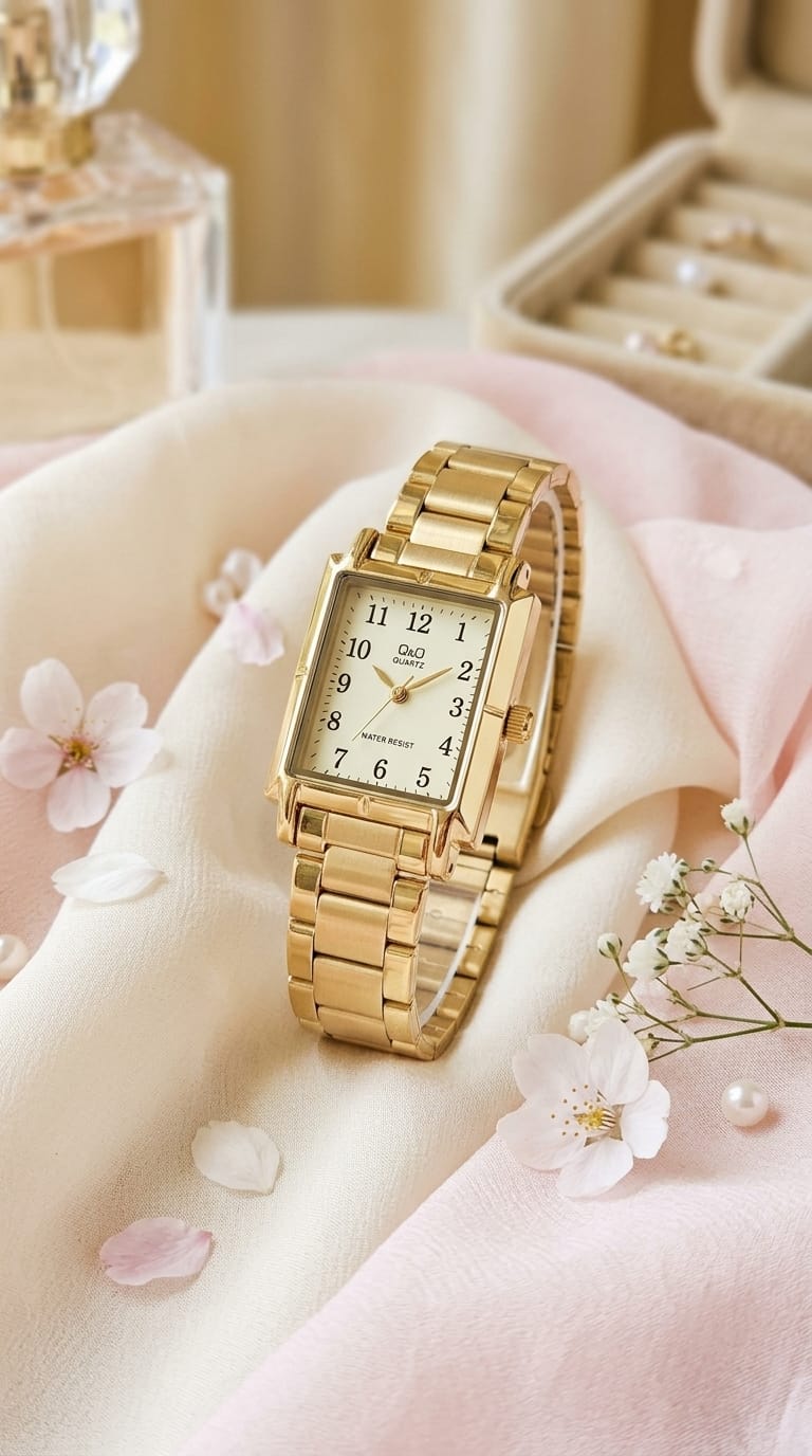 Q&Q Dorado Rectangular · Ref. DM-42 · vista 1
