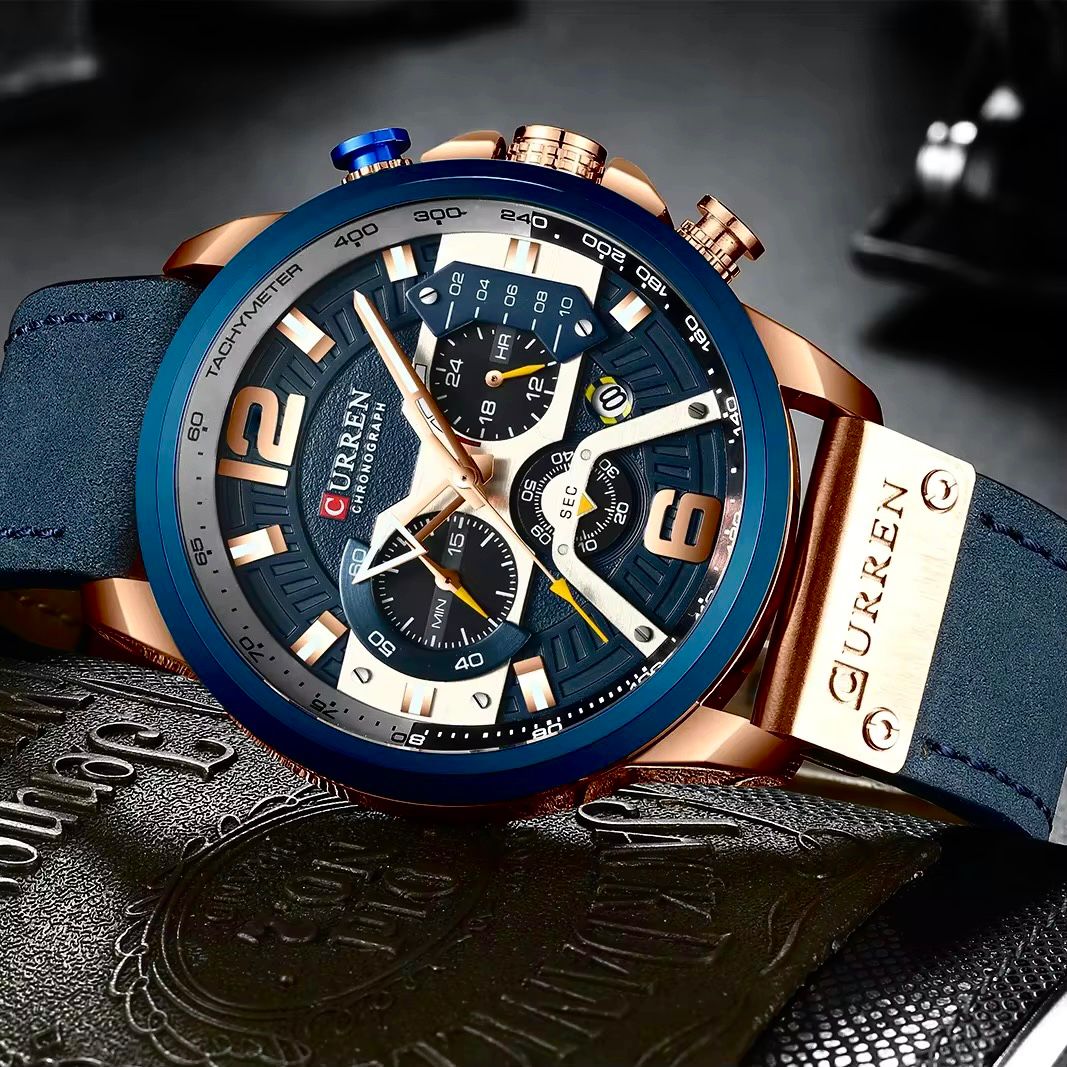 CURREN Skeleton Navy Rose · Ref. CL-08 · vista 1