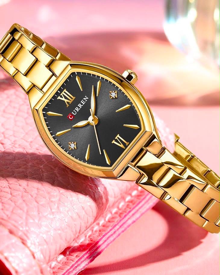 CURREN Silhouette Gold Noir · Ref. CM-119 · vista 1