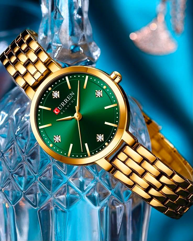 CURREN Blanche Emerald Gold II · Ref. CM-150 · vista 1