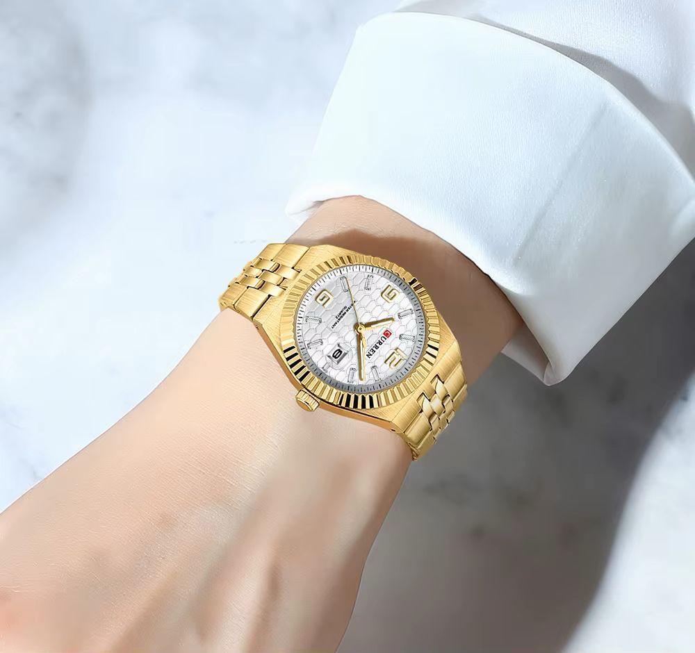 CURREN Urban Polar Fluted Gold · Ref. CM-166 · vista 1