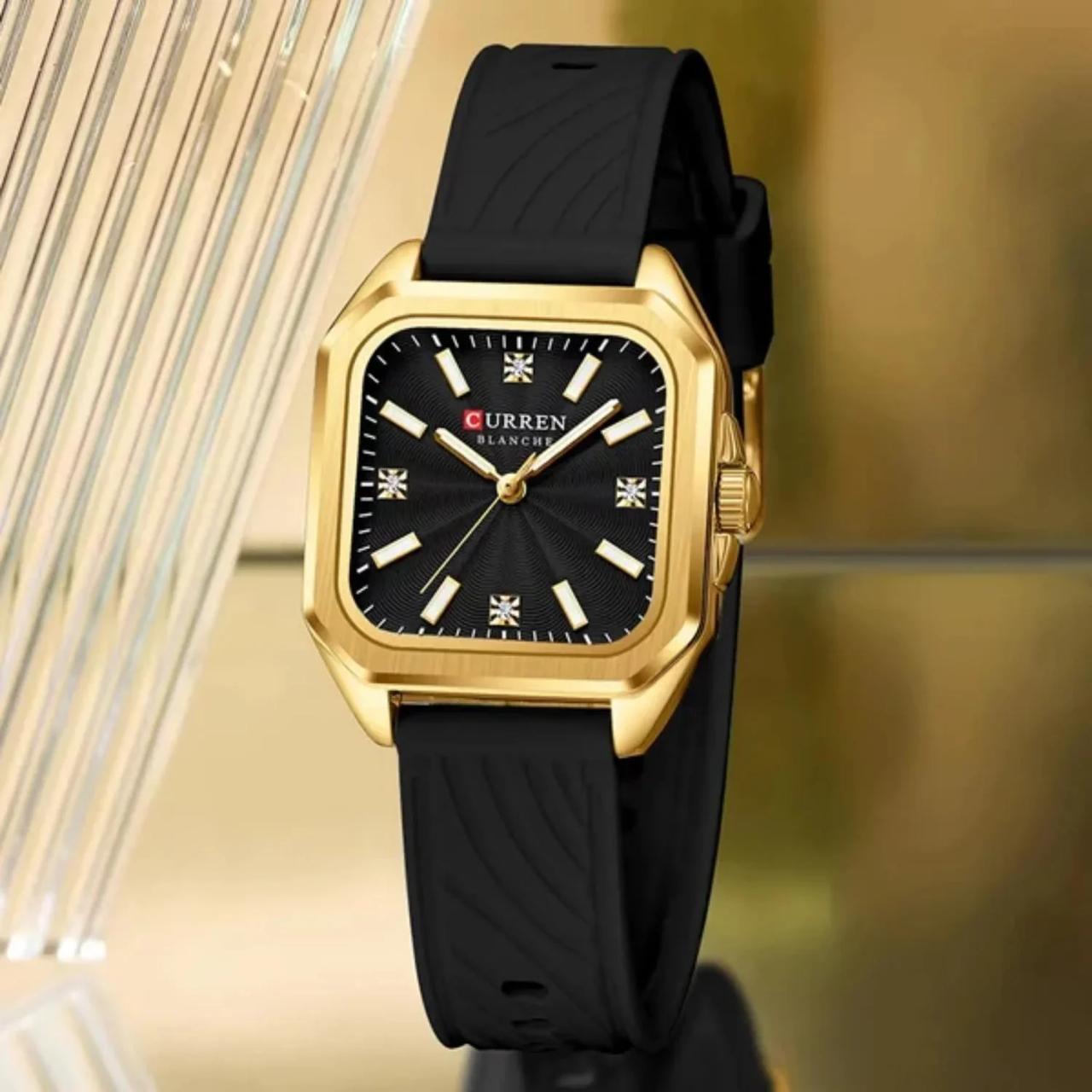 CURREN Square Noir Gold · Ref. CM-184 · vista 1