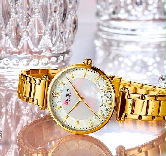CURREN Petite Pearl Gold Ornamental · Ref. CM-248 · vista 1