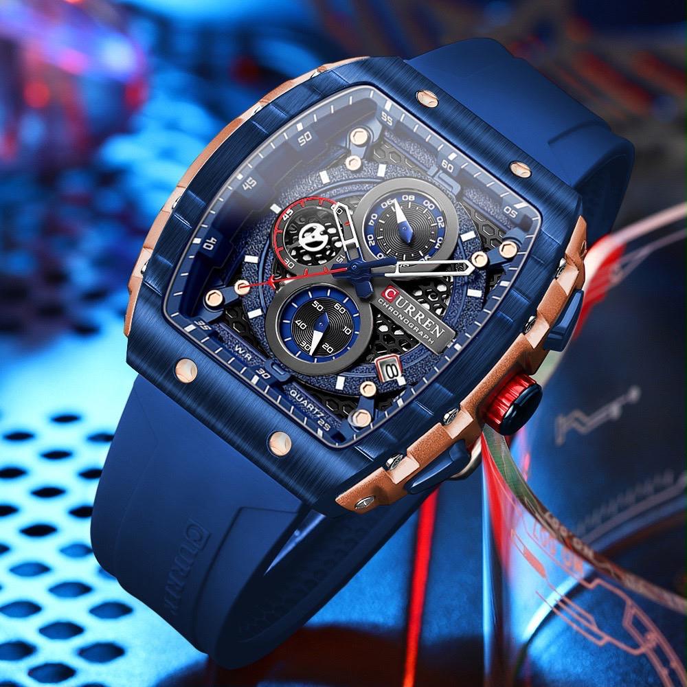 CURREN Sport Square Navy · Ref. CS-02