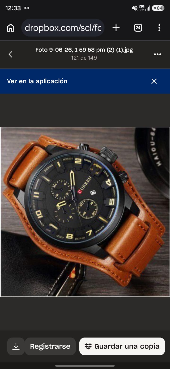 CURREN Synthetic Black Gold · Ref. CY-02 · vista 1