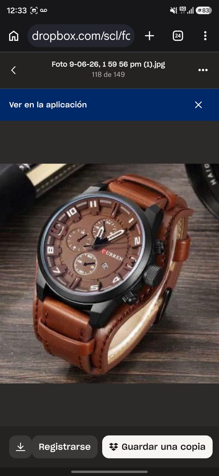 CURREN Synthetic Mocha · Ref. CY-01 · vista 1
