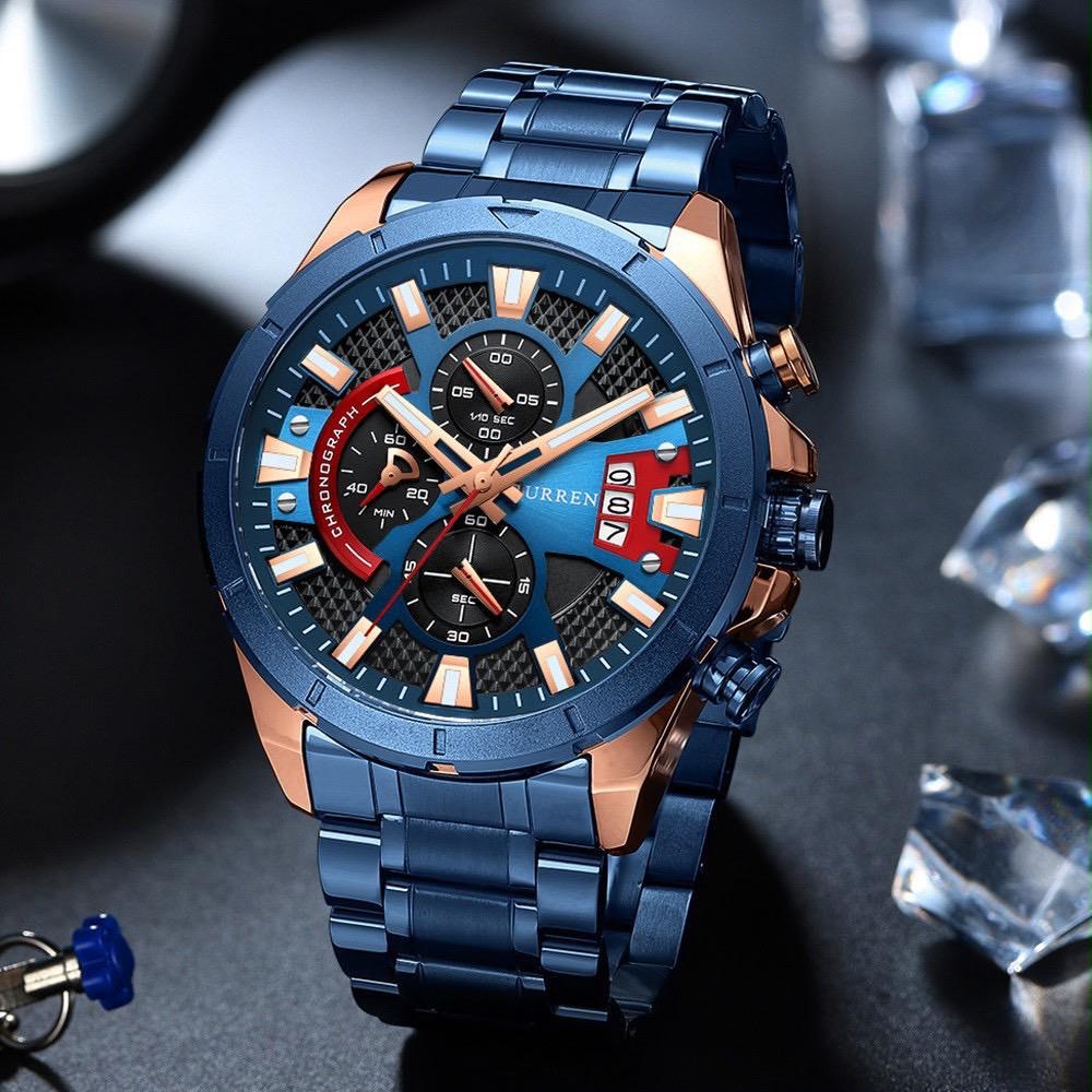 CURREN Titan Blue · Ref. CM-04 · vista 1