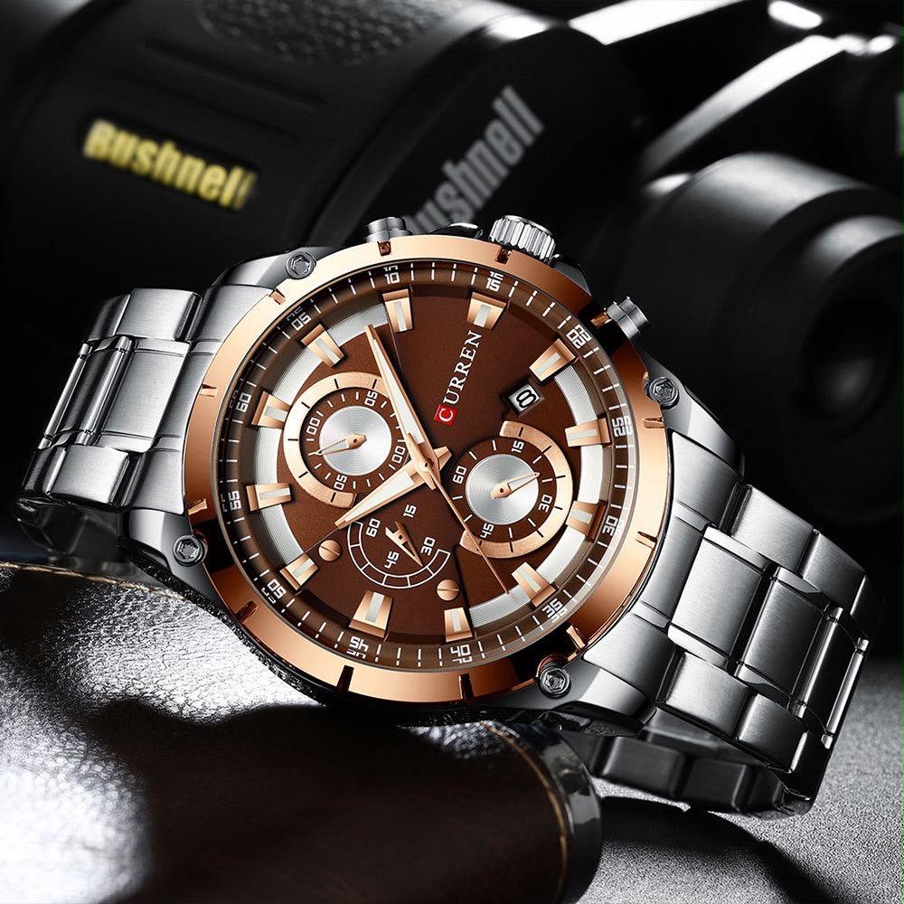 CURREN Mocha Orbit Steel · Ref. CM-104 · vista 1