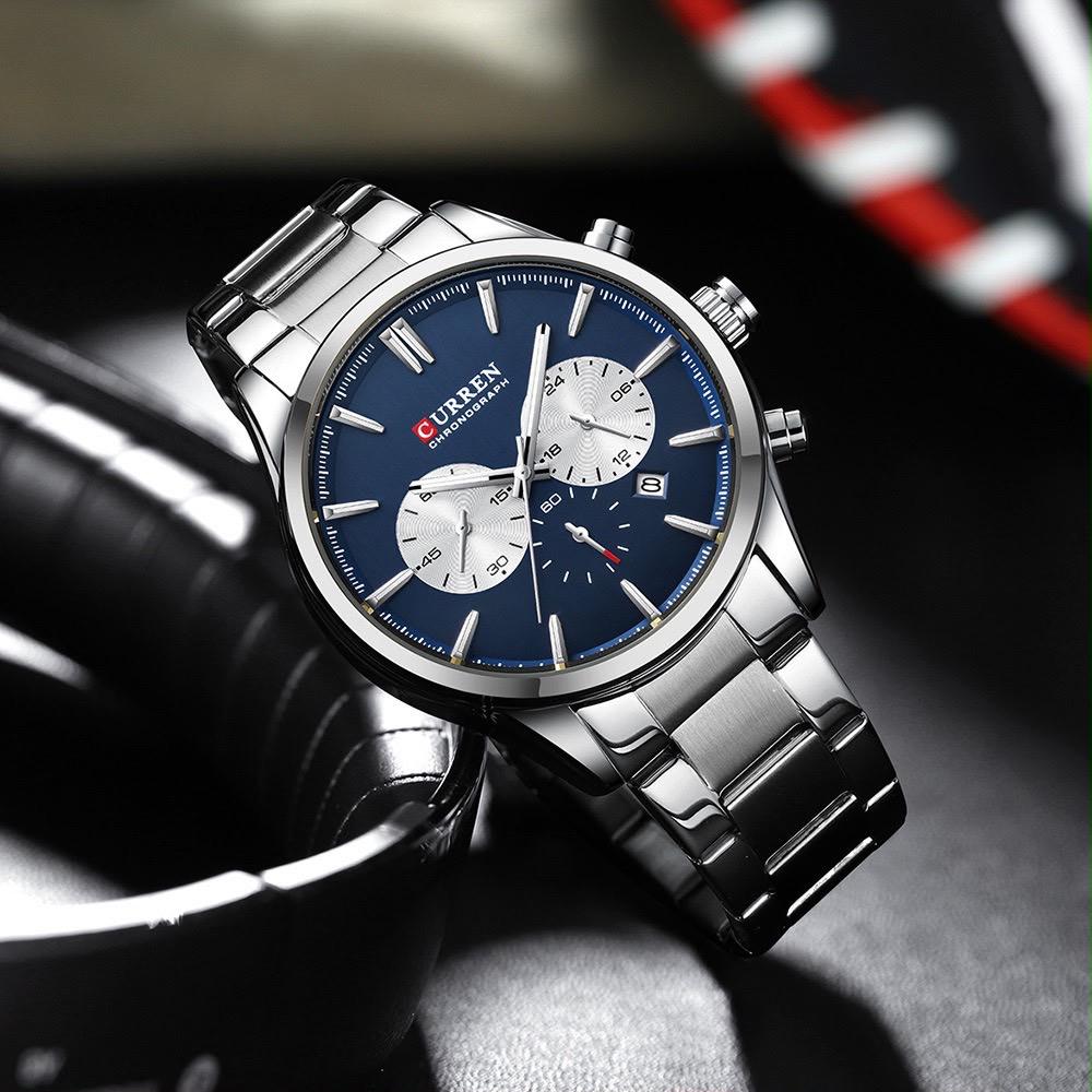 CURREN Silver Navy · Ref. CM-22 · vista 1