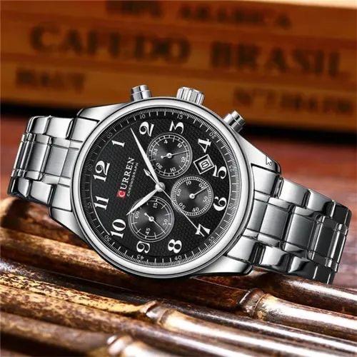 CURREN Classic Steel Noir · Ref. CM-37 · vista 1
