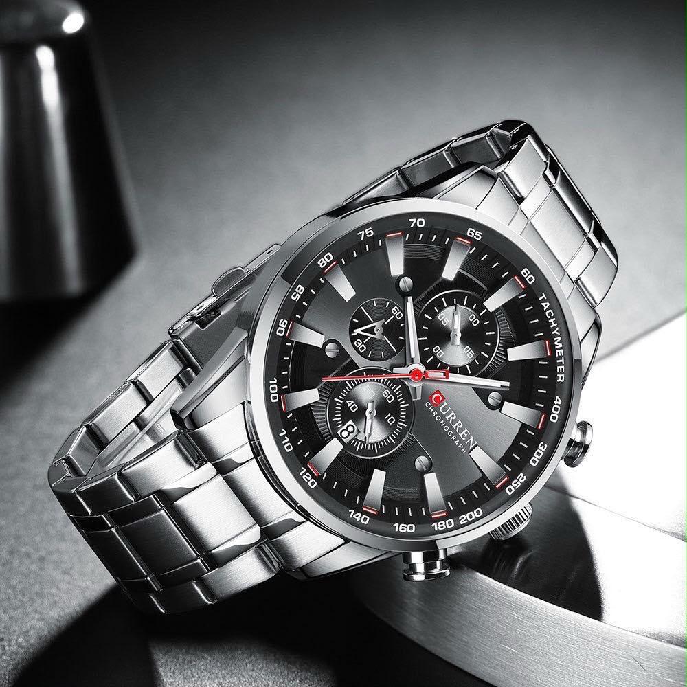 CURREN Steel Racing Noir · Ref. CM-61 · vista 1
