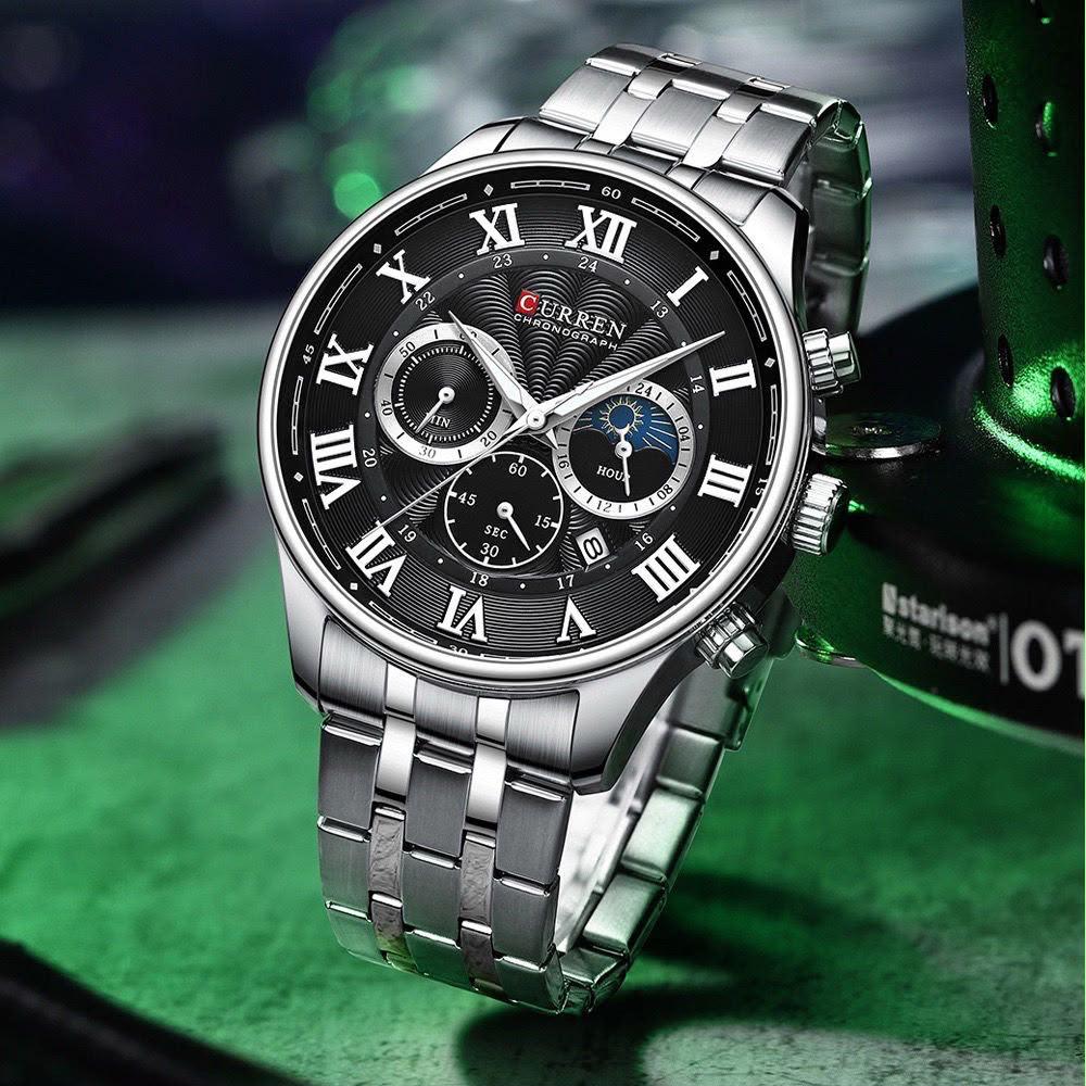 CURREN Roman Noir Steel · Ref. CM-67 · vista 1