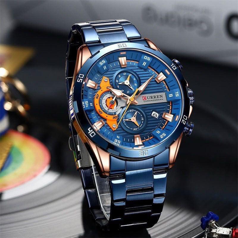 CURREN Cyber Orange Blue · Ref. CM-72 · vista 1