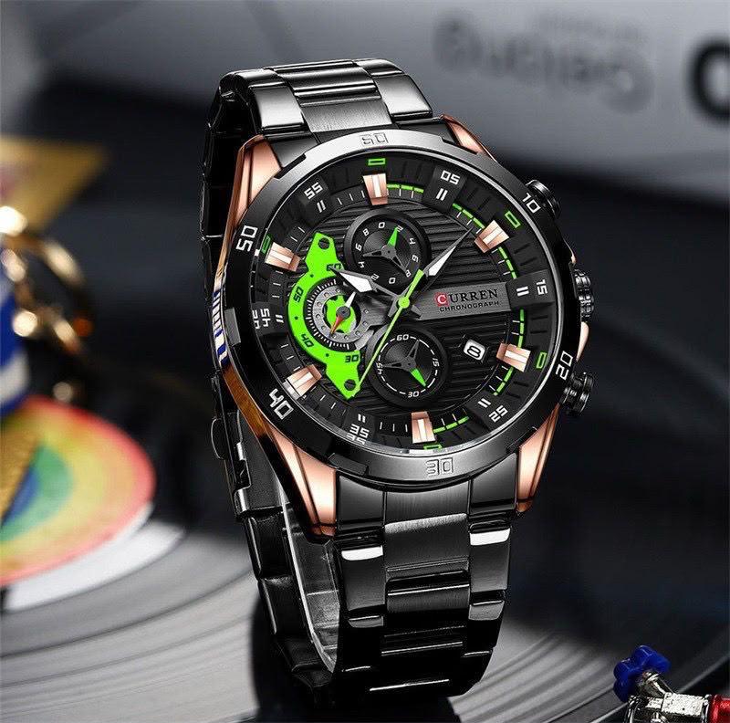 CURREN Cyber Lime Black · Ref. CM-73 · vista 1