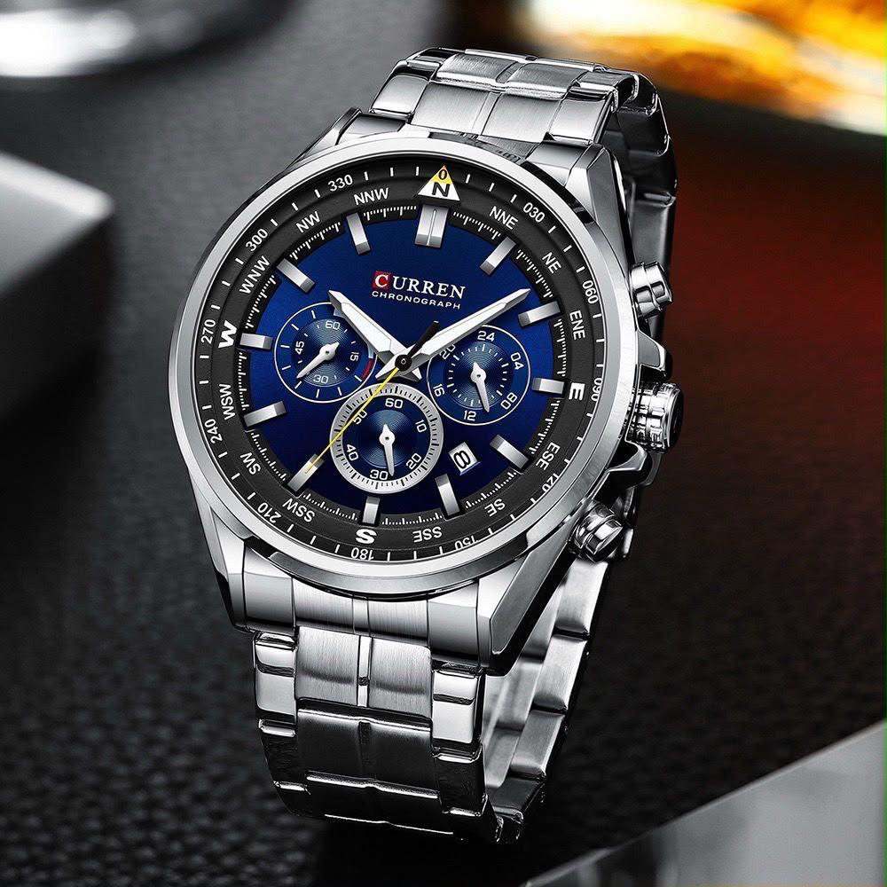 CURREN Compass Navy Steel · Ref. CM-76 · vista 1