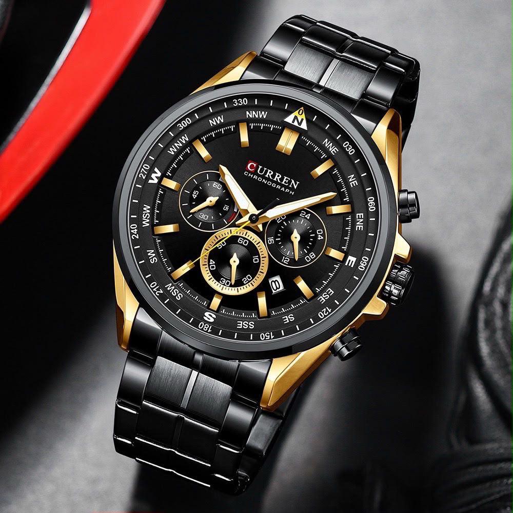 CURREN Compass Onyx Gold · Ref. CM-78 · vista 1