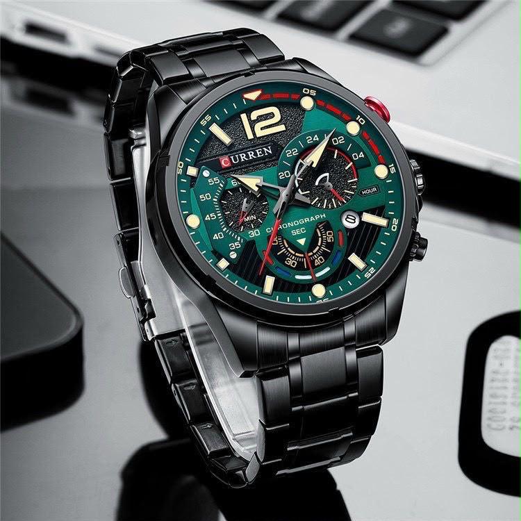 CURREN Nitro Emerald Black · Ref. CM-80 · vista 1