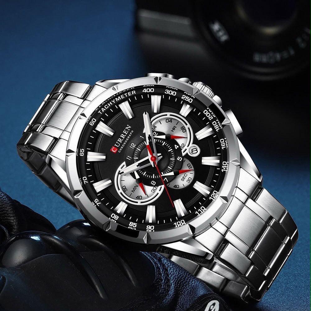 CURREN Onyx Steel Red · Ref. CM-86 · vista 1