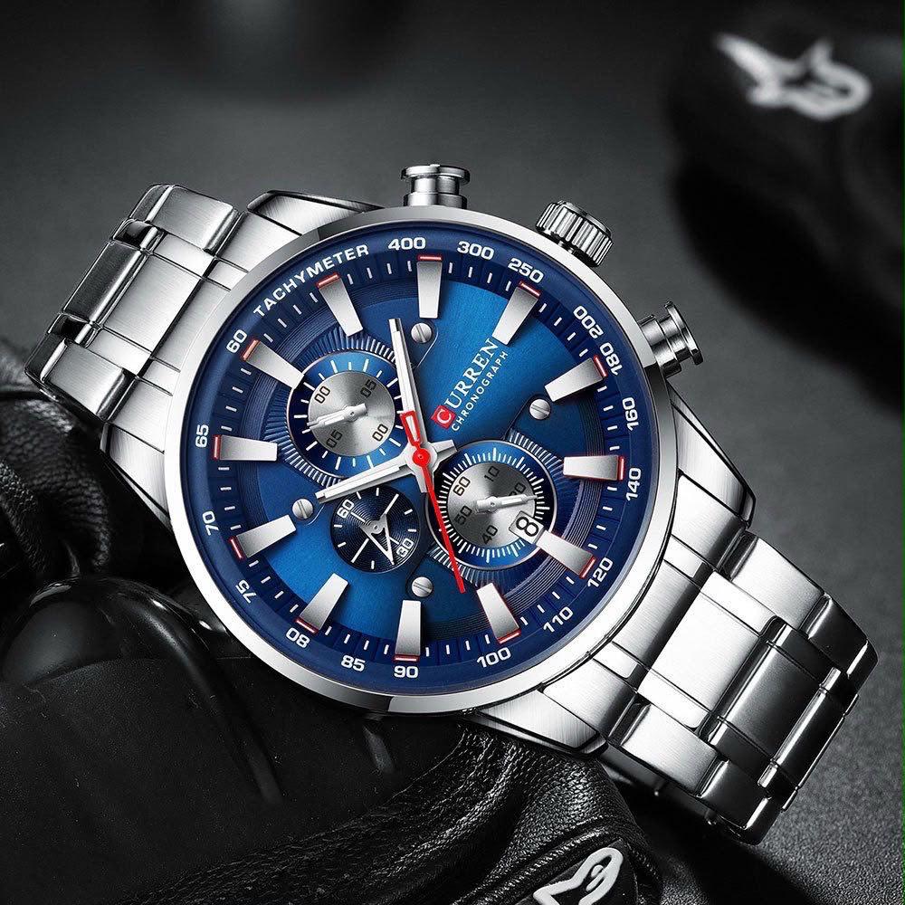 CURREN Ocean Steel · Ref. CM-90 · vista 1