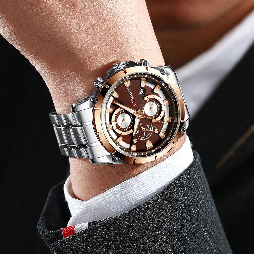 CURREN Orbit Rose Steel · Ref. CM-93 · vista 1