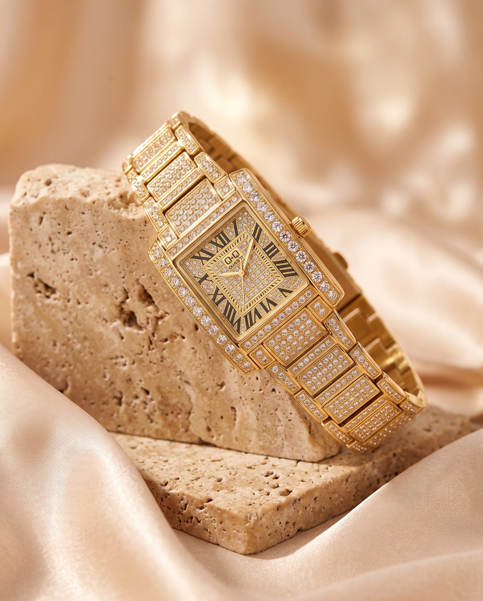 Q&Q Luxe Golden Roman · Ref. DM-94 · vista 1